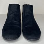 Dr. Scholl's Black Suede Foam Technology Gold Tassle Zipper Ankle Boots 7.5 Photo 3