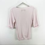 Les Copains Pink Short Sleeve Sweater Roll Sleeves Size Italy 46 US 12 Photo 5