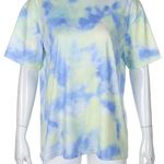 Samunsboutique NWT Oversized Tie Dye Shirt and Biker Shorts Set Photo 3
