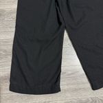 Briggs New York Briggs Women‎ Black Linen Blend Loose Fit Relaxed Fit Elastic Band Pants Size L Photo 6
