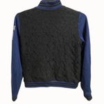 PINK - Victoria's Secret Victorias Secret PINK Womens Lace Bomber Jacket M Blue & Black Photo 7