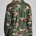 Camo jacket Army Print camouflage drawstring Size L Photo 1