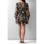 ROCOCO SAND Jane Botta Romper, Black Floral, XS Green Photo 4