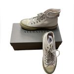 ALLSAINTS Size 9 Women's Jaxal Canvas High Top Sneakers White New In Box NEW Photo 1
