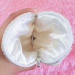 Elegant White Beaded Clutch Photo 2