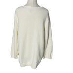 Talbots  Cable Knit Floral Embroidered Sweater Photo 6