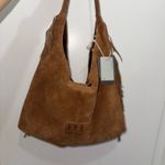 Haute Hippie  Brown suede shoulder bag with fringe Photo 8