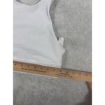 Lululemon  Energy High-Neck Longline Tough Bra Medium Support Size 4 White Photo 5