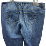 Maurice's Stretch Denim Straight Leg Blue Jeans Womens Plus Size 24 Regular Photo 6
