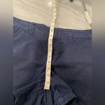Tommy Hilfiger Size 14 Navy Blue Cotton Chino Shorts Pockets Zip Up Photo 7