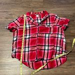 Victoria's Secret Victoria’s Secret Plaid Short Sleeve Shorts Pajama Set Red Pink White Black XL Photo 5