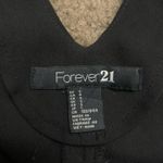 Forever 21  Small Black Sleeveless Round Neck Sheer Keyhole Shoulder Padded Dress Photo 4