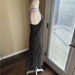 GapBlack Floral Spaghetti Strap Dress with slit Photo 2