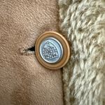 Fitz Wright tan faux suede faux fur Sherpa trim long Penny Lane Photo 3