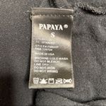 Papaya Never Stop Dreaming Oversized Deep V Neck Black Choker T-shirt Size Small Photo 8