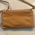 Vince Camuto  Tan Leather Quilted Crossbody Bag Photo 5
