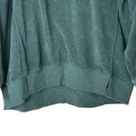 Aerie  The Chill Cozy Terry Cloth NIlICE Oversized Slouchy Sweatshirt Green S Photo 7