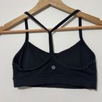 Lululemon  Flow Y Bra Size 6 Black Photo 3