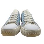 Women's Size 6 Low Top Sneakers Sewing Craft Pattern Blue Casual Shoes‎ Photo 3