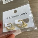 Uncommon James 14k Gold-Plated Butterfly Huggies Earrings Photo 2
