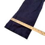 Lands' End Dark Navy Blue Wide Leg Pants Size 2 Pockets Business Career Basic Photo 12