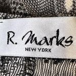 R. Marks Women's Sheer Lace Top Size S/M Gray Photo 3