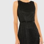 Mac Duggal  5796 Womens Black High Neck Embellished Column Dress Runs Small Photo 3