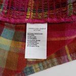 American Eagle  Outfitters Red Plaid Crop T… Photo 5