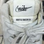 Nike Waffle Racer 2X Off-White Women’s 8 | Lime Green Stripe Photo 5