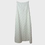 Sabo Skirt Noah Dress XS White Strapless Textured Maxi Pockets Boho Bridal Photo 6