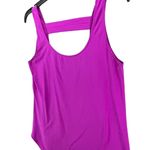 Fabletics  Ainsley Tank Top Womens M Purple Racerback Workout Athletic Gym Logo Photo 2
