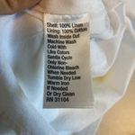 Cynthia Rowley 100% Linen Organic Lemon Knee Length Pocket Dress Size 14 Preppy Photo 6