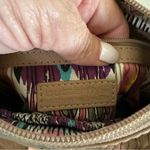 Butterfly by Matthew Williamson crossbody rainbow detail on front flap & tassel Tan Photo 5