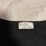 Brandy Melville John Galt Black T Shirt Ribbed Scoop Neck Soft Slinky One Size Photo 1