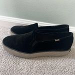 Keds Women’s Double Decker Dazzle Slip On Black Velvet Sneaker Size 6.5 Glam Photo 2