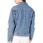 Levi's NEW Levi’s Ex-Boyfriend Destroyed Trucker Jacket size Small NWT Photo 10