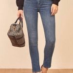 Reformation Harper high rise raw hem Destin wash skinny jeans size 23 Photo 0