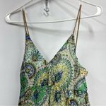 Joy Joy S Multicolor Paisley floral handkerchief Dress crinkle see measurements Photo 9