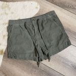 American Eagle  Olive Green Corduroy Shorts Photo 0