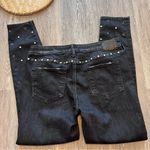True Religion  halle rhinestone studded skinny jeans mid rise Photo 11
