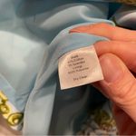 Talbots Sweet baby blue avocado floral cotton stretch pencil skirt  lined mini Photo 2