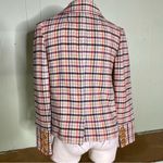 Marc Jacobs  Checked Wool Double Breasted‎ Peacoat Size Medium Photo 4