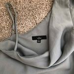 Lulus Sage Green Asymmetrical Midi Dress Photo 3