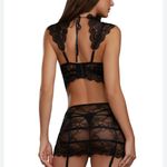 Dreamgirl  Women's Collared Stretch Lace Bustier ONLY Sz X-LARGE Photo 4