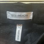 Good American Womens  Good Legs Distressed Jeans Black Plus Size Photo 4