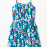 Hanna Andersson Women's Summer Swing Dress Blue Size L Photo 0