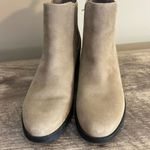 Hush Puppies  Bounce Moyen Leather Boots Booties Beige Tan Women’s 9.5 Pull On Photo 2