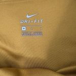 Nike Women Activewear Yellow Striped Leggings Dri-Fit Swoosh Logo size M Photo 3