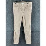 Loft  Women’s Jeans High Rise Skinny Corduroy Tan Size 29/8 Photo 1