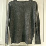 Loft  Scoop Neck Black Sweater with White‎ Speckles Cotton Blend size XS Photo 3